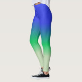 Leggings Royal Blue Emerald Sage Green Ombre (Gauche)