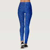 Leggings Royal Blue Parties scintillant Marine Galaxy Éclat (Dos)