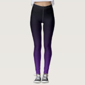 Leggings Royal Purple et Black Ombre (Devant)