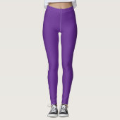 Leggings Royal Purple & White Gym (Devant)