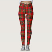 Leggings Royal Stewart Clan Tartan Plaid (Devant)