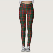 Leggings Royal Stewart Plaid Red Green (Devant)