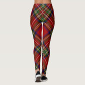 Leggings Royal Stewart Tartan Plaid Scottish Motif (Dos)