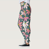 Leggings roze bloemen (Links)