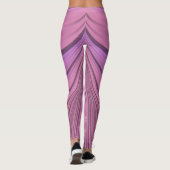 Leggings ~ roze puve paars ~ Origineel (Achterkant)