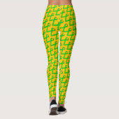 Leggings Ruban de la Lime Green Standard par Kenneth Yoncic (Dos)