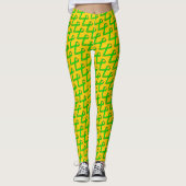 Leggings Ruban de la Lime Green Standard par Kenneth Yoncic (Devant)