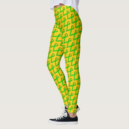 Leggings Ruban de la Lime Green Standard par Kenneth Yoncic (Gauche)