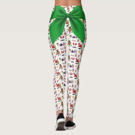 Leggings Ruban de Noël (Dos)