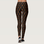 Leggings Ruban de sensibilisation orange Mots personnalisés (Dos)