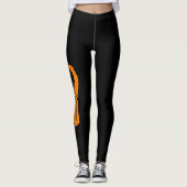 Leggings Ruban déchiqueté RSD/CRPS BADASS (Devant)