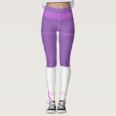 Leggings Ruban du cancer du sein (Devant)