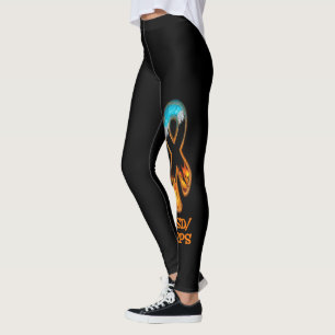 Leggings Ruban du feu et de glace