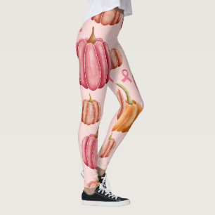 Leggings Ruban rose Halloween cancer du sein rose
