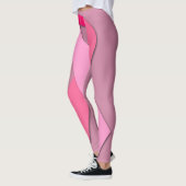 Leggings Ruban rose pour la sensibilisation au cancer du se (Gauche)