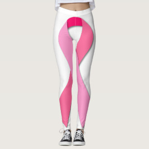 Leggings Ruban rose pour la sensibilisation au cancer du se
