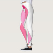 Leggings Ruban rose pour la sensibilisation au cancer du se (Gauche)