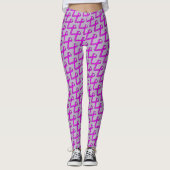 Leggings Ruban standard pourpre par Kenneth Yoncich (Devant)