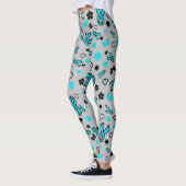 Leggings Ruban Turquoise Multi Print...POTS (Gauche)