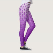 Leggings Rubans de sensibilisation à la fibromyalgie violet (Droite)