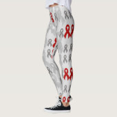 Leggings Rubans gris..Diabète (Gauche)