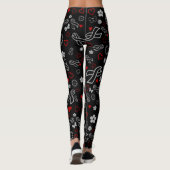 Leggings Rubans gris Multi..Diabète (Dos)