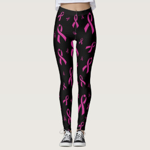 Leggings Rubans roses...Cancer du sein