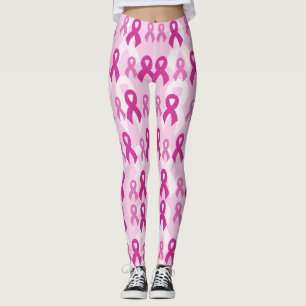Leggings Rubans roses...Cancer du sein