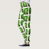 Leggings Ruche d'abeilles vertes (Gauche)