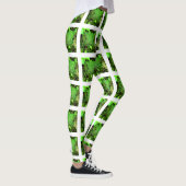 Leggings Ruche d'abeilles vertes (Droite)