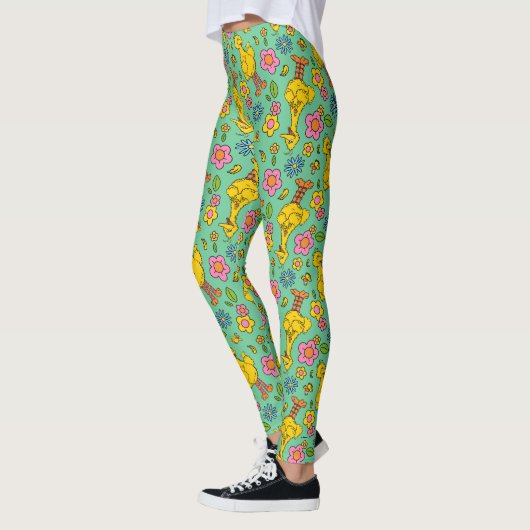 Leggings Rue Sésame | Big Bird & Little Bird Motif (Gauche)