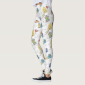 Leggings Rue Sésame | Motif BD Vintage (Gauche)