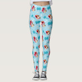 Leggings Rue Sésame | Motif Elmo & Tango (Devant)