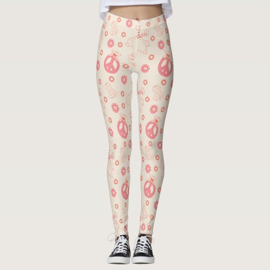 Leggings Rue Sésame | MOTIF GOOD VIBES (Devant)