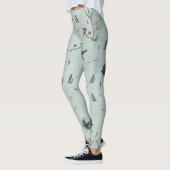 Leggings Rune Algiz faite de branches et de corbeau (Gauche)