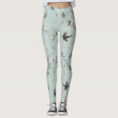 Leggings Rune Algiz faite de branches et de corbeau (Devant)