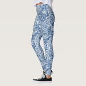 Leggings rural mer bleu (Gauche)