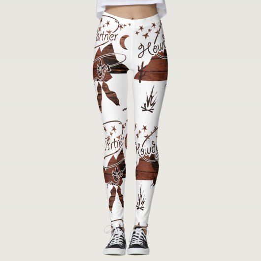 Leggings Rustic Howdy (Devant)