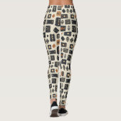 Leggings Rustic Mudcloth Geometric Pattern (1) (Dos)