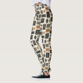 Leggings Rustic Mudcloth Geometric Pattern (1) (Gauche)