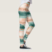 Leggings Rustique Céleste Rayure Lune Soleil Terreuse (8) (Droite)