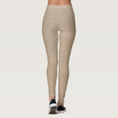 Leggings Rustique Kraft papier blanc Modèle personnalisé (Dos)