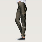 Leggings Rustique Urbain Wild Black Gris mode (Gauche)