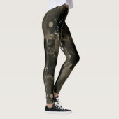Leggings Rustique Urbain Wild Black Gris mode (Droite)