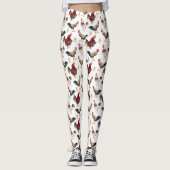 Leggings Rustiques Motifs de poulet (Devant)