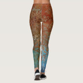 Leggings Rusty, Verdigris, Grunge Steampunk (Dos)