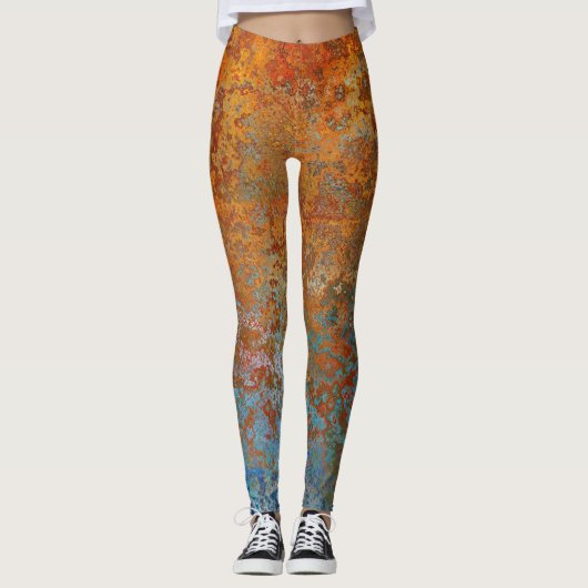 Leggings Rusty, Verdigris, Grunge Steampunk (Devant)