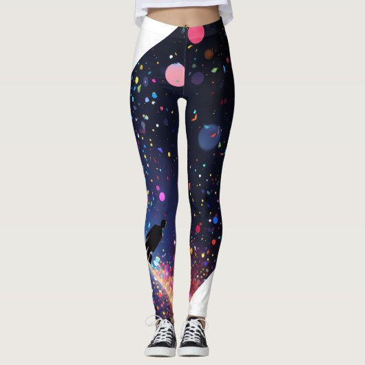 Leggings Rythme et lumières (Devant)