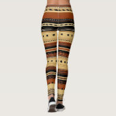 Leggings Rythme tribal subtil (Dos)