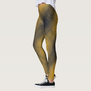 Leggings sable jaune